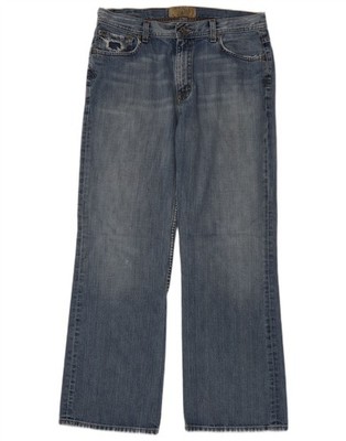 BKE Herren Tyler Bootcut Jeans W33 L32 blau Baumwolle AD10