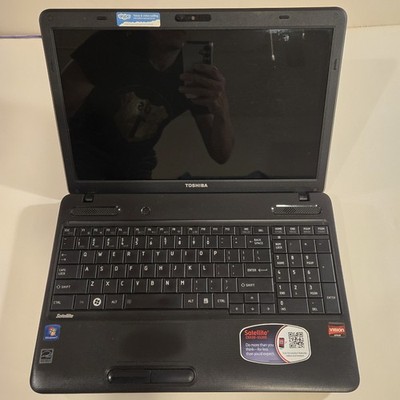 Toshiba Satellite C655D 15'' Laptop AMD C60 NO HDD/Battery/RAM/Power Cable WYSIWG
