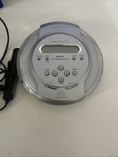 Y2K Sony Discman Good Condition, (Sony D-CJ01) with additional Sony RM-MC11EL