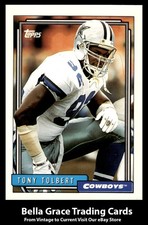1992 Topps Tony Tolbert #635 Dallas Cowboys NFL Football