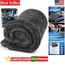 Quick Dry Microfiber Car Drying Towel, 24 x 16 Inch, Perfect for Showroom Finish