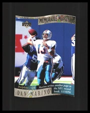 1997 Dan Marino - Upper Deck Memorable Moments Gold #2  - S1B4R2L31C18