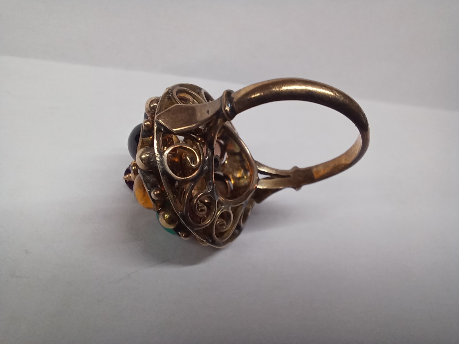 Vintage 10k Ruby / Gemstone Ring - image 8