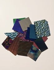 1/2 lb. Bag 90 COE- CBS Dichroic Assorted Glass Pack BLACK