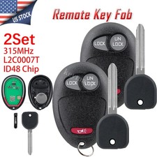 2 For 2004 - 2012 Chevrolet Colorado Gmc Canyon Keyless Entry Remote Key Fob 3b