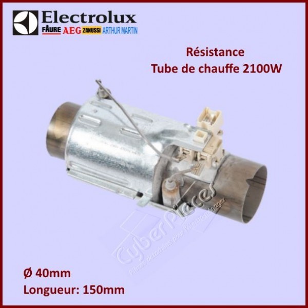 Résistance tube de chauffe 2100W haute performance Electrolux 50277796004