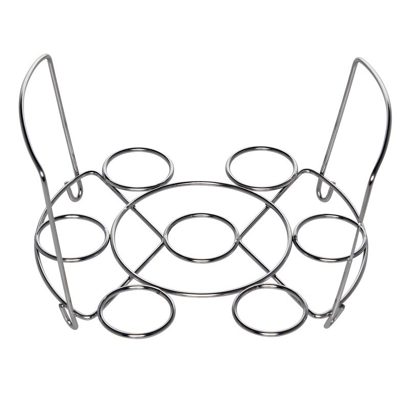Stainless Steel Egg Rack Set Pressure Cookers Hard Soft Boiled Eggs Trivet New