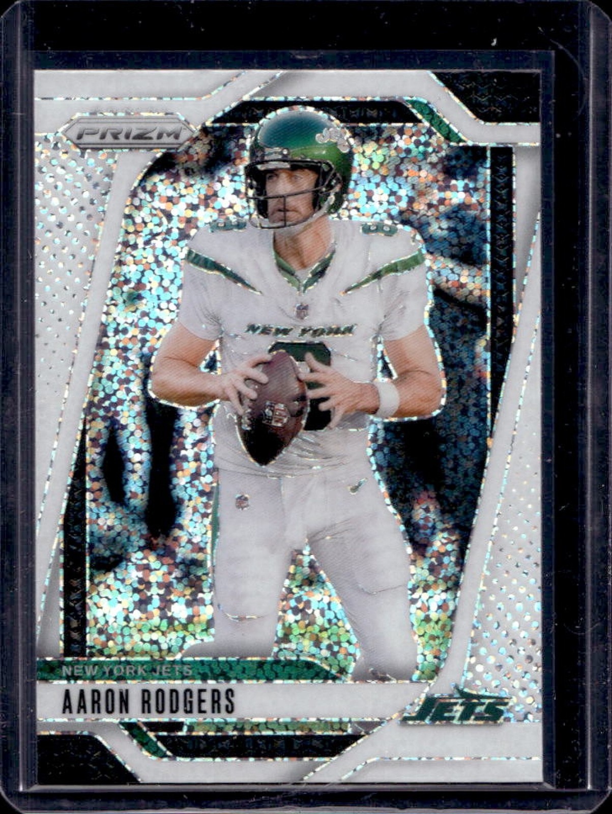 2024 Prizm Aaron Rodgers White Sparkle SSP #222 Jets
