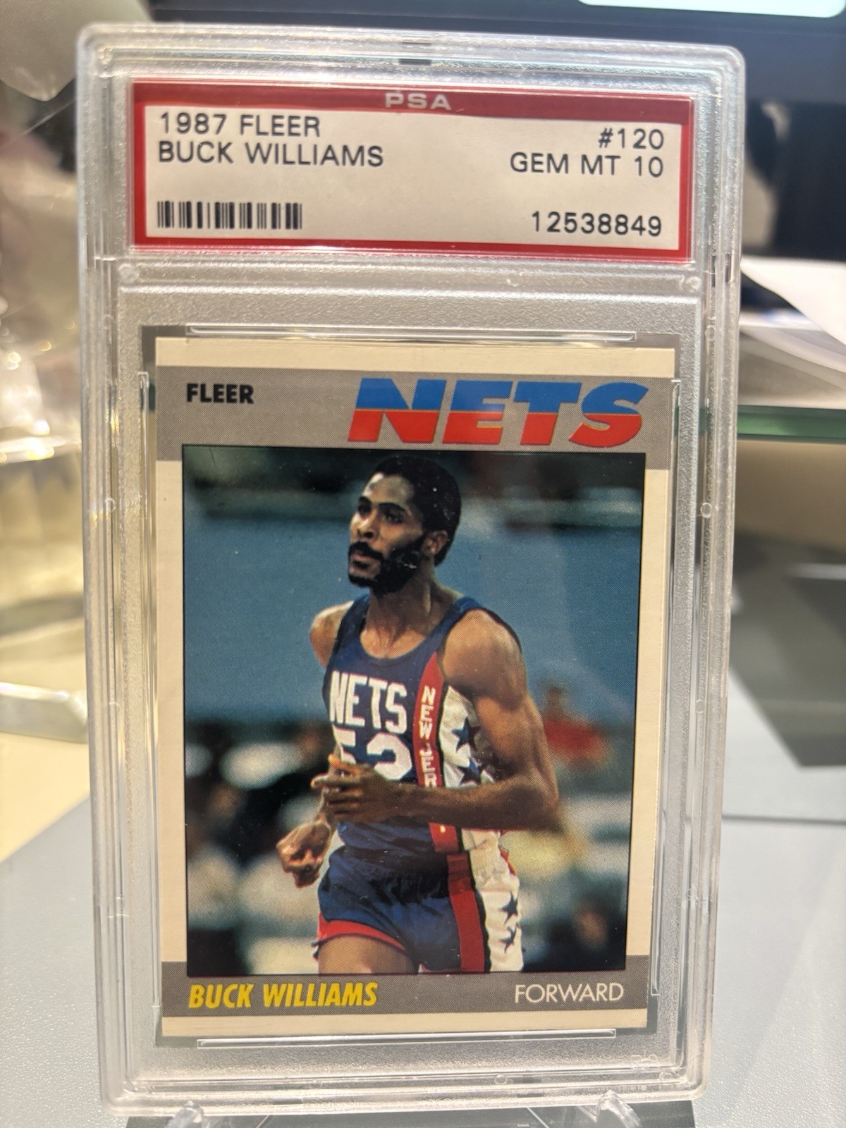 1987-88 Fleer - Buck Williams #120 PSA 10