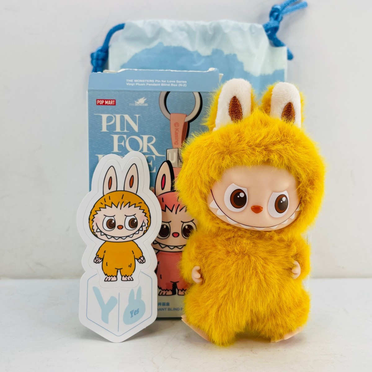POP MART Labubu The Monsters Pin For Love Series Mini Vinyl Plush
