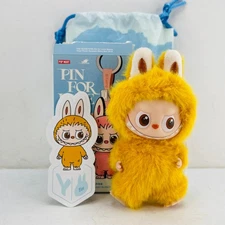 POP MART Labubu The Monsters Pin For Love Series Mini Vinyl Plush Doll Pendant Y