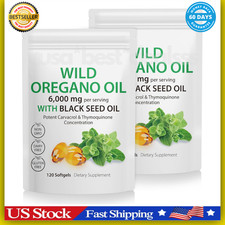 Resilia Oil Of Oregano With Black Seed Oil 6,000MG