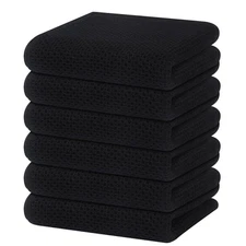 Homaxy 100% Cotton Waffle Weave Kitchen Dish Towels, Ultra Soft Absorbent Qui...