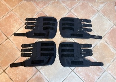 Premier Equine Air-Tech Boots Large Set of 4 Black Used Horse Leg Protection