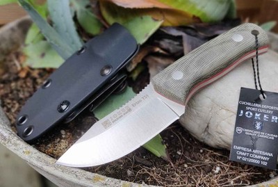 Joker Erizo TS1 Jagdmesser N695 Stahl Green Canvas inkl. Kydexscheide