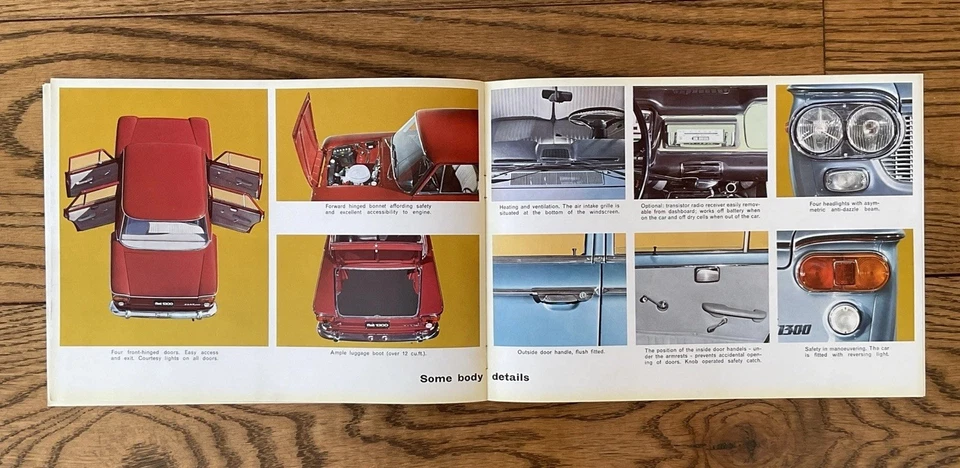 Fiat 1300 & 1500 Saloon 1961-1964 UK Market Sales Brochure - Image 4 of 4