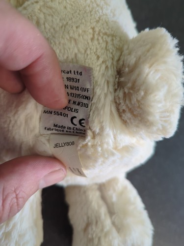 Jellycat 808 Piper Bunny Rabbit Crema 12” 30 cm Aprox Juguete Suave - Retirado - Imagen 10 de 11