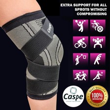 2  Knee Sleeve Compression Brace Support Sport Joint Pain Arthritis Relief Strap