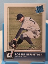 2016 Donruss Press Proof Gold #34 Rob Refsnyder Rated Rookie Card /99 . rookie card picture