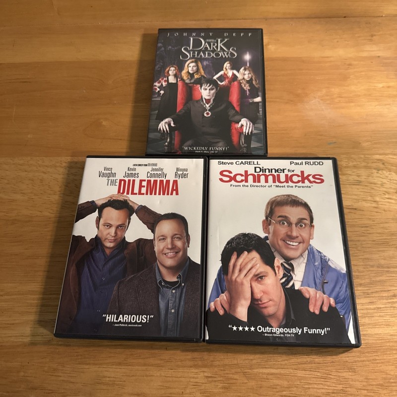Dark Shadows, The Dilemma, Dinner For Schmucks (3 DVD Set)