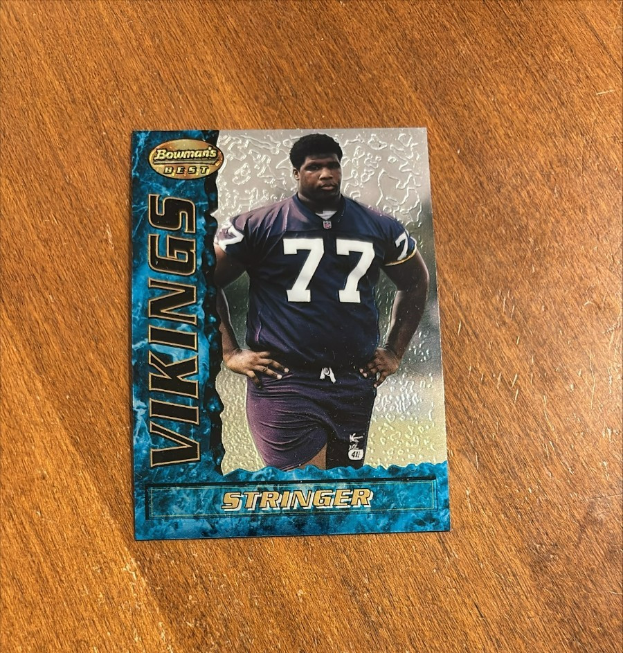 Korey Stringer 1995 Bowman's Best Rookie #24 Buckeyes Minnesota Vikings RC