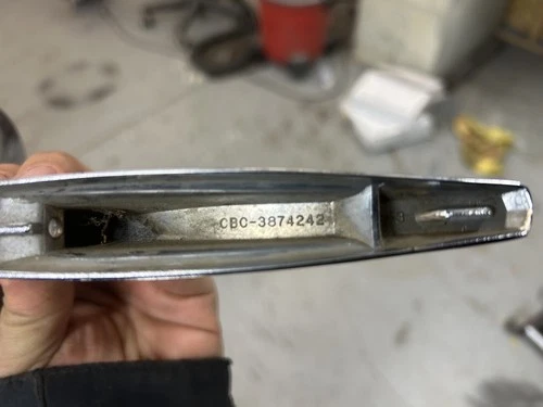 1968-77 GM OEM CHROME DOOR MIRRORS CHEVY CHEVELLE EL CAMINO MONTE CARLO IMPALA 