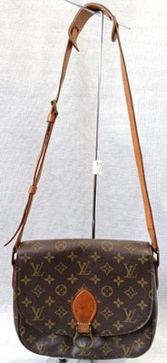 LOUIS VUITTON Monogram Saint Cloud GM Shoulder Bag From Japan