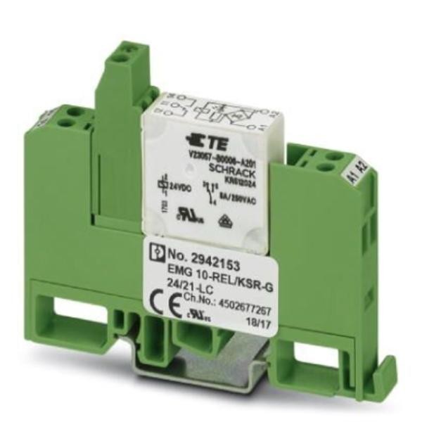 Boîtier Relais Compact PHOENIX CONTACT EMG 10-REL 24/21-LC État Neuf
