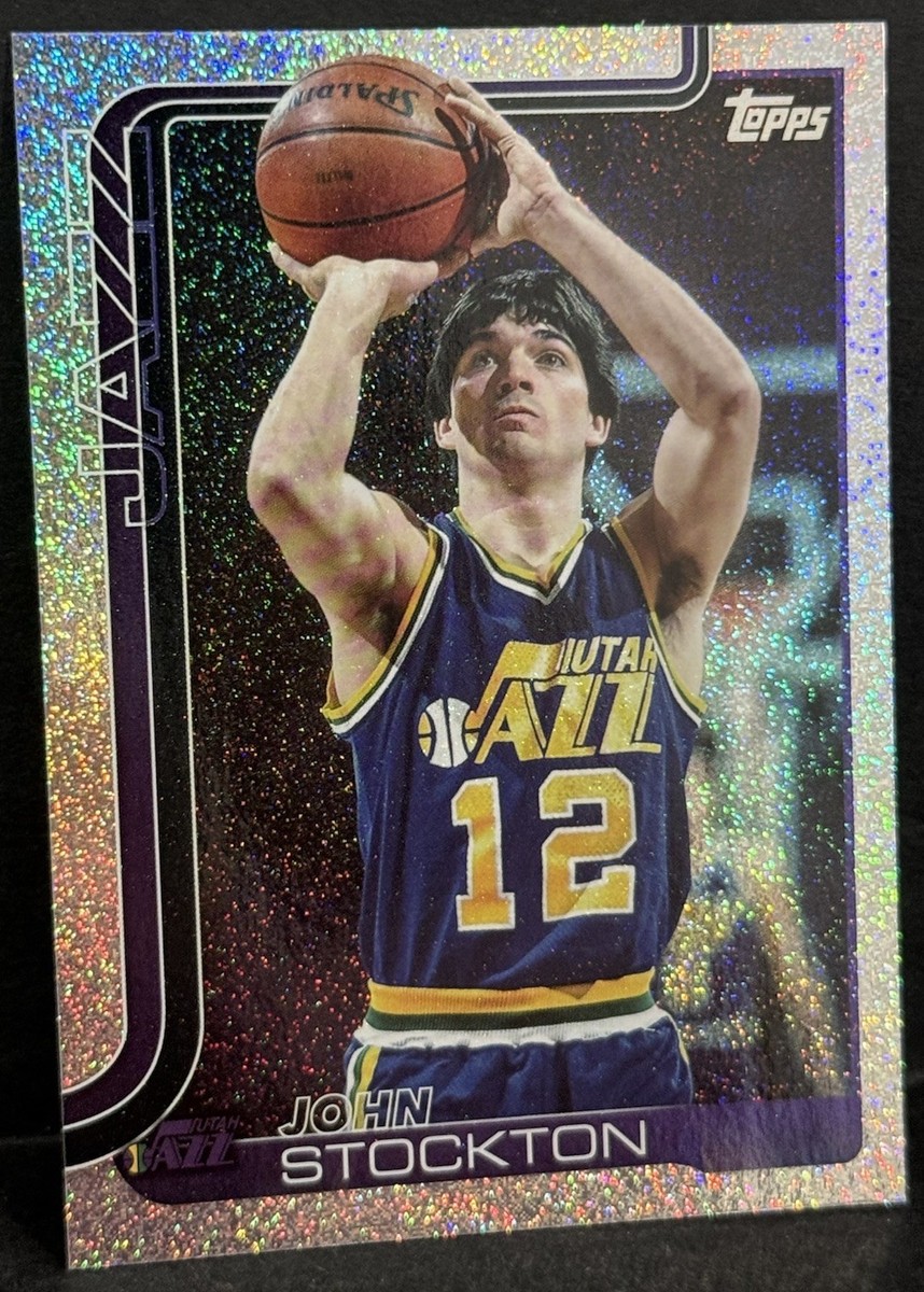 2025-26 Topps Basketball Utah Jazz #264 John Stockton Sand Glitter