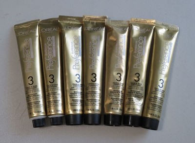 LOT OF 7 L'Oreal Superior Preference 3 Color & Shine Conditioner 1.86oz NEW