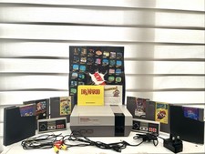 Vintage Nintendo NES, Lot Of Games, 2 Controllers, All Cables, Working, Manuals