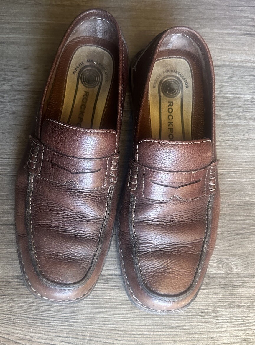 Rockport Leather Mens oxford loafers Kinetic air circulator Sole 8 Rockport Men main image 4