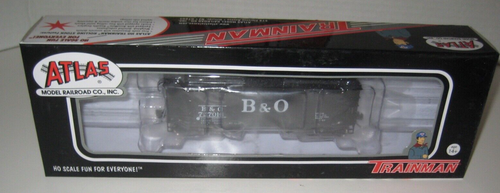 Atlas HO Scale Baltimore & Ohio 2-Bay Offset Side Hopper Car - Item #CCHO938 - Picture 3 of 5