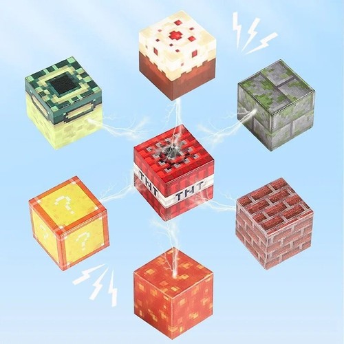 Magnetic Blocks Build Magnet MINE World CRAFT Set Sensory Construction Toys Gift - Picture 5 of 15