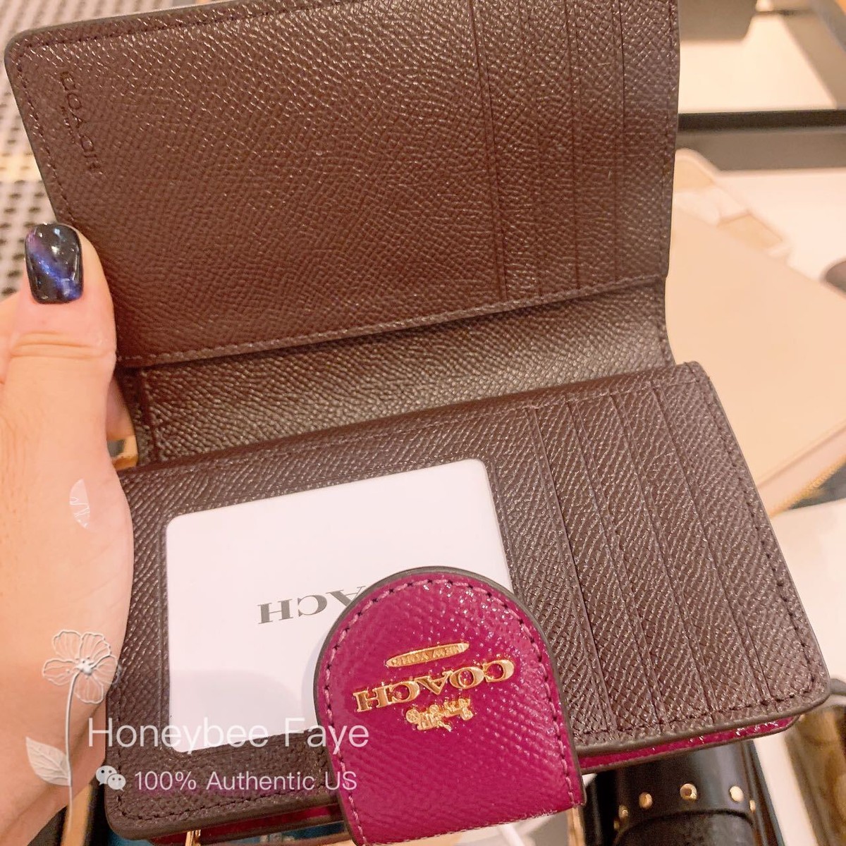 NWT Coach Medium Corner Zip Wallet CF233 | eBay