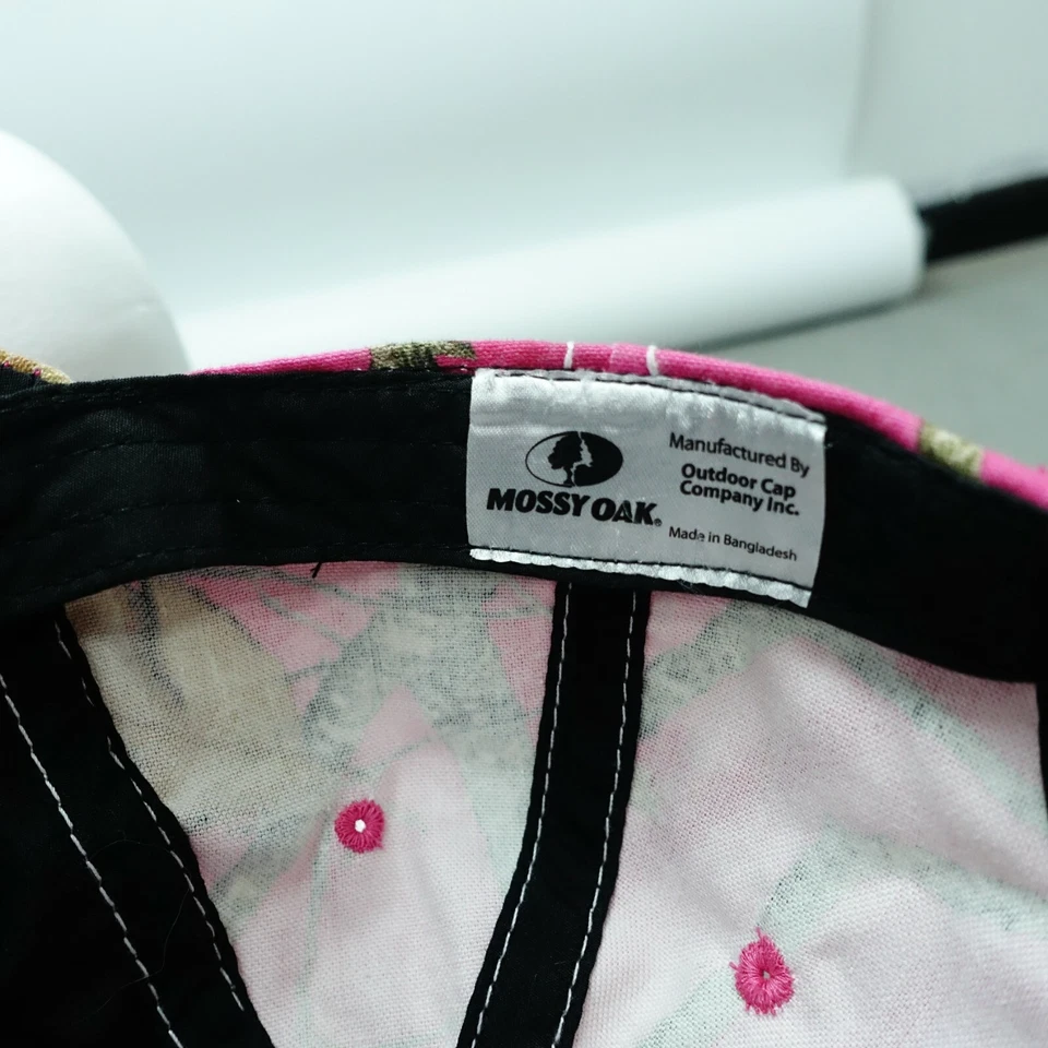 Mossy Oak Rosa Sombrero Gorra Ajustable Realtree Algodón Foto 4 de 4