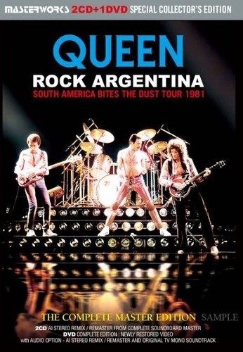 QUEEN/ROCK ARGENTINA SOUTH AMERICA BITES THE DUST TOUR 1981 (2CD+1DVD) - Imagen 1 de 5