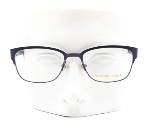 Michael Kors MK 346 414 Eyeglasses Glasses Satin Navy Blue / Matte Temples 51mm
