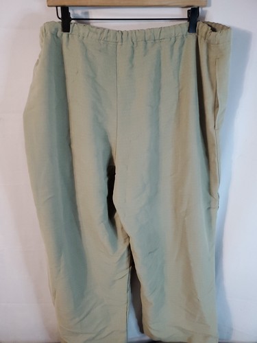 Caribbean Joe Pants Women's Size XL Wide Leg Capri Pockets Lounge Vacation - Picture 7 of 15