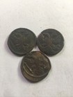 1734-1735-and 1741 Russian  Coins Lot Poluchka — photo 7