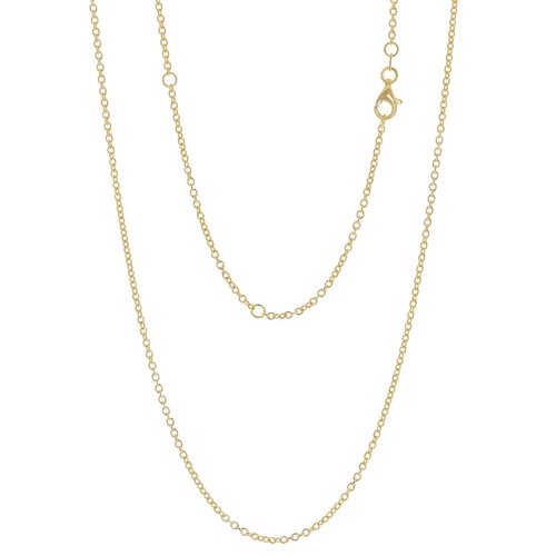 Italian 14k Yellow Gold Rolo Chain Necklace Adjustable 16-20" 0.9mm to 1.35mm - Picture 11 of 12