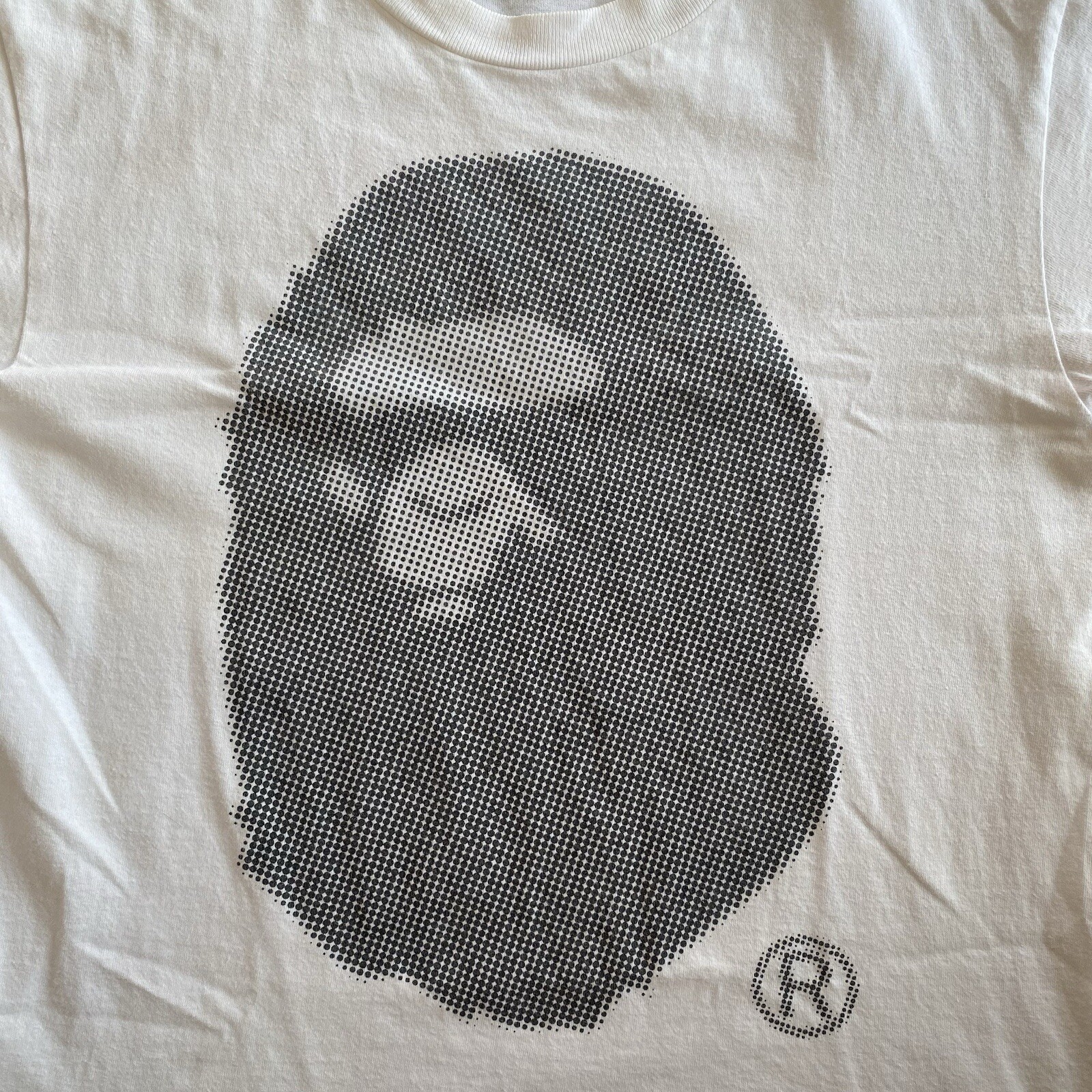 Rare Vintage Bape Head Polka Dot Ideograpeh Design by Nigo Hiphop M