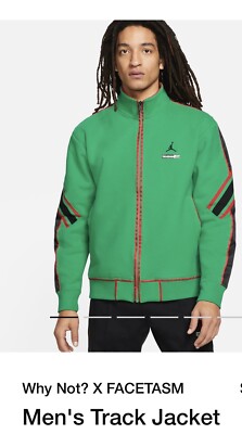 Jordan Why Not? X Facetasm Mens Tracksuit Jacket Stadium Black 