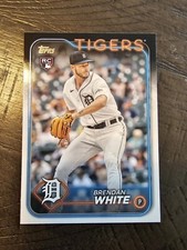 2024 Topps Series 1 - #8 Brendan White (RC) Detroit Tigers 