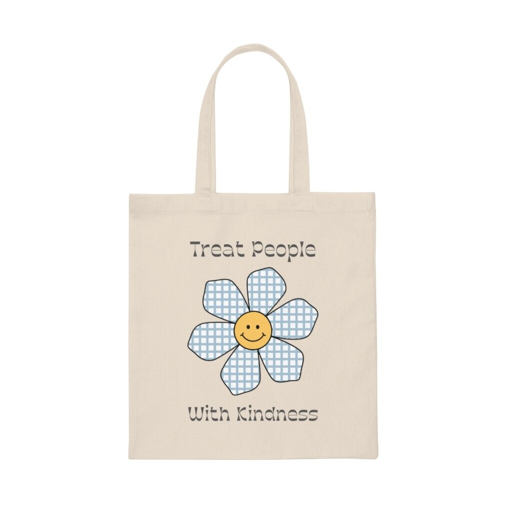 Kindness Aesthetic Trendy Canvas Market Tote Bag