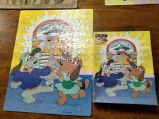 Rare Vtg 1987 Pound Puppies Puzzle Over 200 Pcs