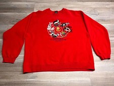Warner Brothers Looney Tunes Classic Cartoons Sweatshirt Tweety Bugs Taz L Vtg