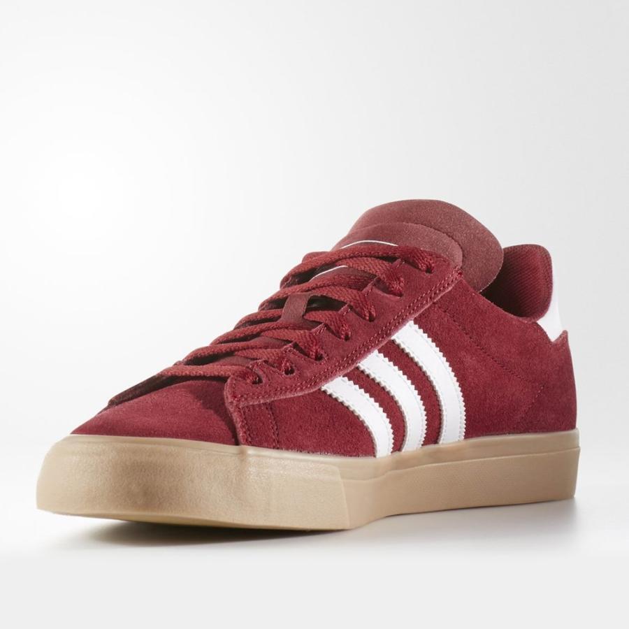 Adidas Campus Vulc II Adv Burgundy White Gum Sneaker BB8523 (390) Men's  Shoes