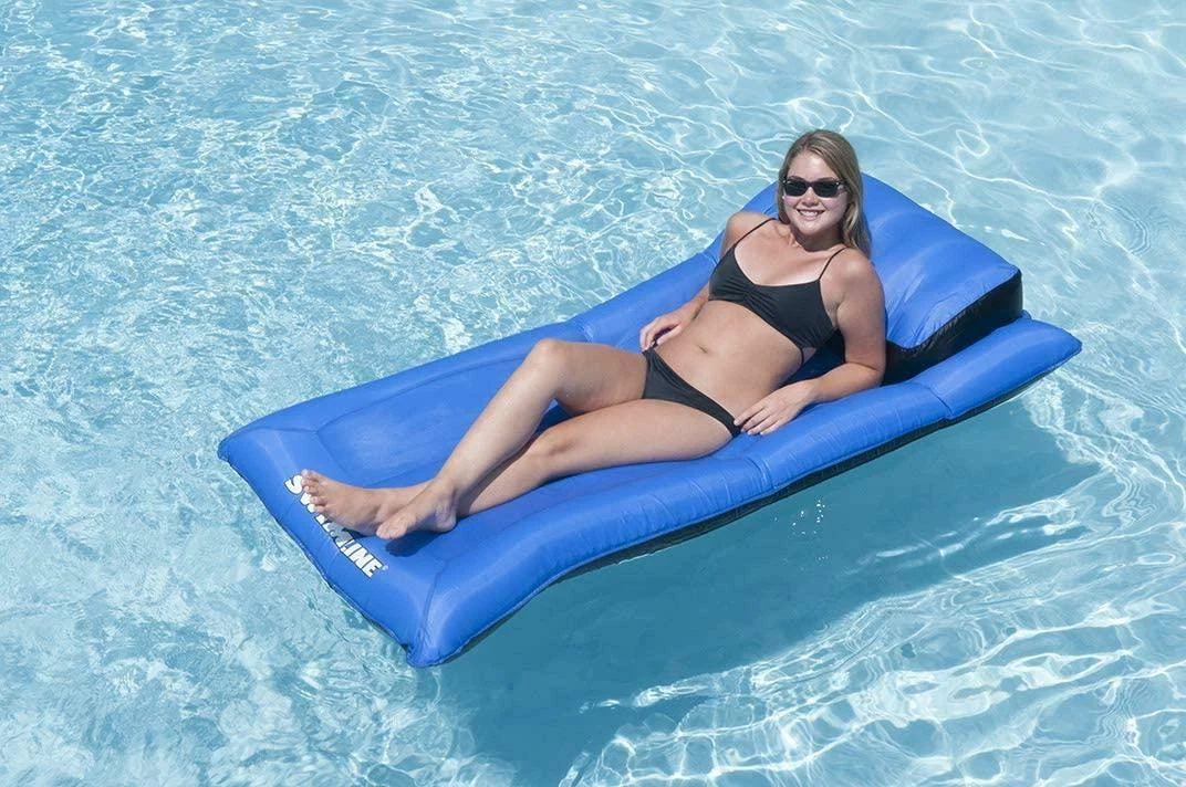 Canvas pool lounger cheap