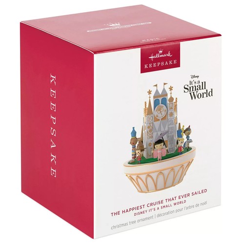 2024 Hallmark Disney It's a Small World glücklichste Kreuzfahrt aller Zeiten gesegelt Ornament NEU - Bild 5 von 5